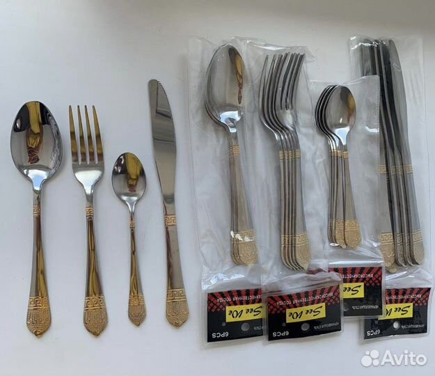 Наборы столовых приборов 18 и 24 предмета
