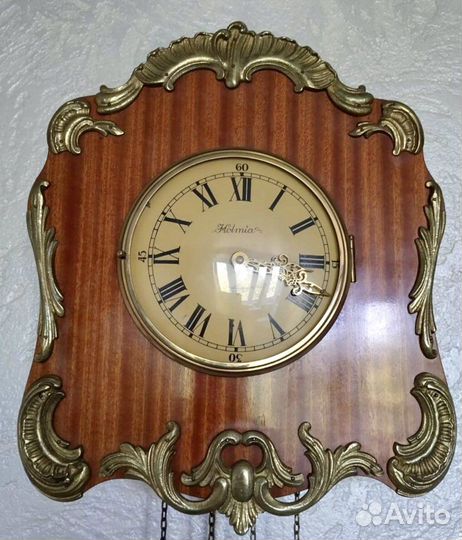 Часы настенные механические с боем Holma, Швеция