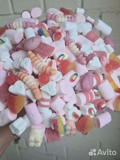 Сладкий букет из зефира