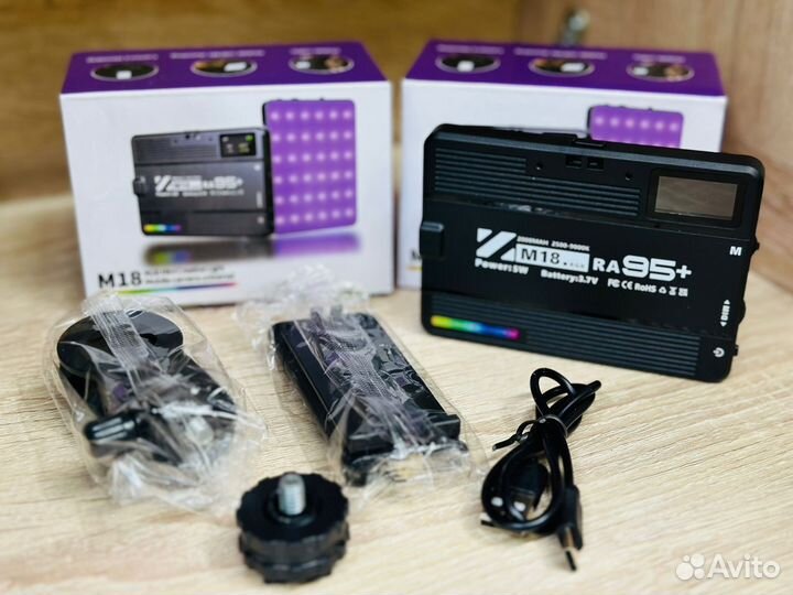 Видеосвет rgb цветной M18