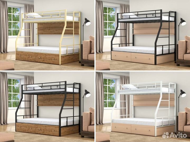 Двухъярусная детская кровать