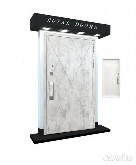 Металлическая дверь с биометрическим замком