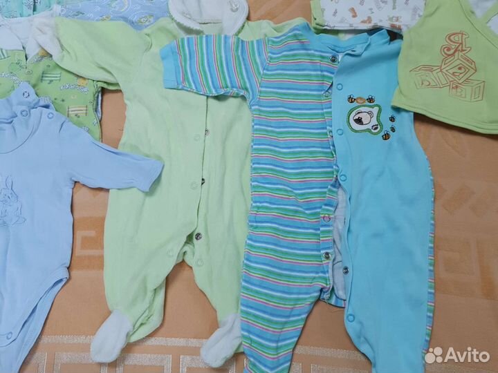 Вещи на грудничка пакетом 53-56-62