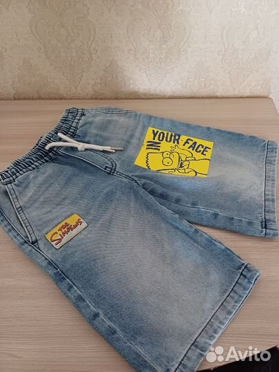 Шорты джинсовые