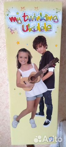 Детская укулеле/ гитара с подсветкой Новая