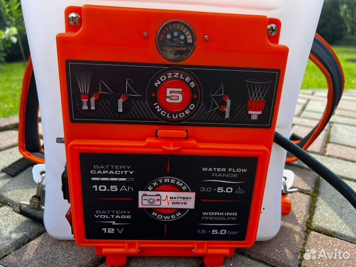 Опрыскиватель садовый аккумуляторный