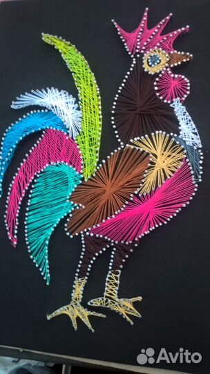 Картины в стиле String Art