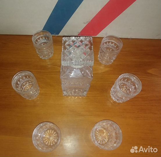 Набор богемского хрусталя (для виски)