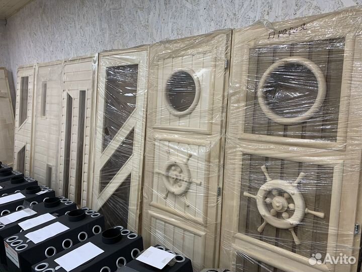 Двери деревянные для парилки