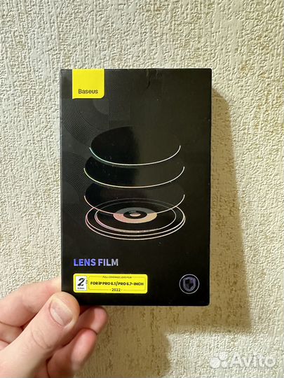 Стекло baseus на камеру iPhone 14 Pro