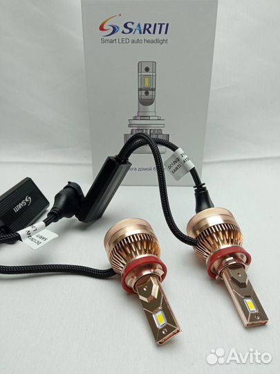 Светодиодные лампы в фары Сарити T3 H11