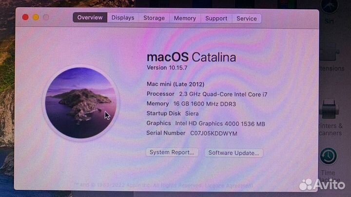 Apple Mac mini a1347 (2012)