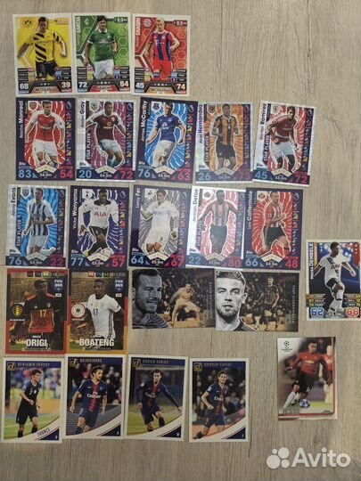 Panini и Topps разных серий