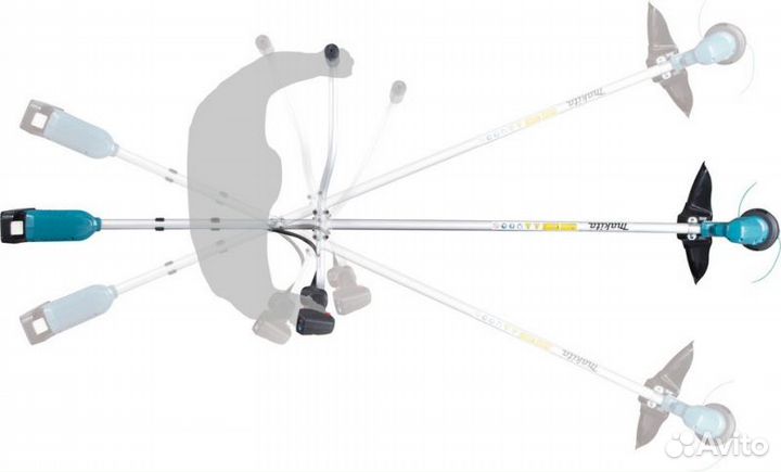 Триммер электрический Makita DUR190UZX3 аккум. нер