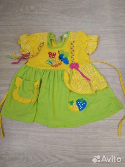 Платья пакетом, р-р 80