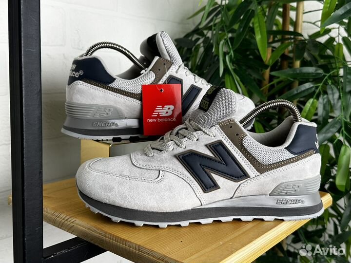 Кроссовки мужские New Balance 574 41-46 cерые