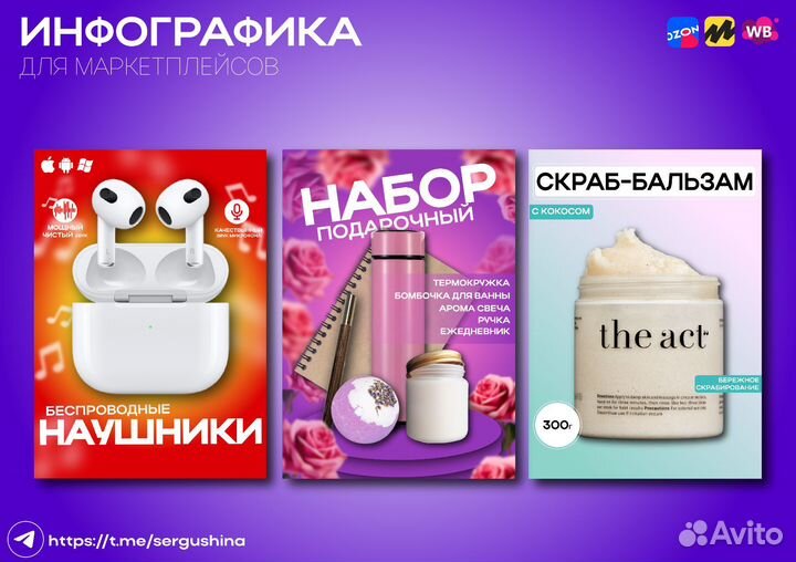 Инфографика для маркетплейсов