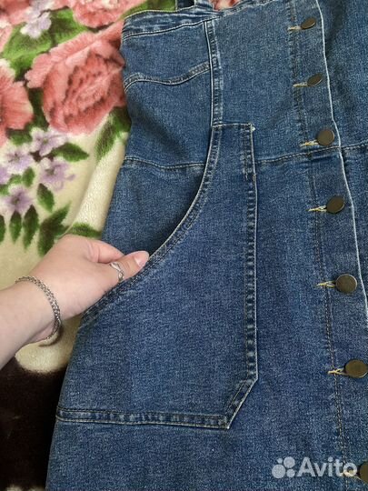 Джинсовый сарафан