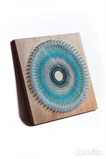 Мандала из ниток в интерьер