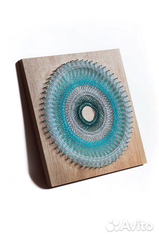 Мандала из ниток в интерьер