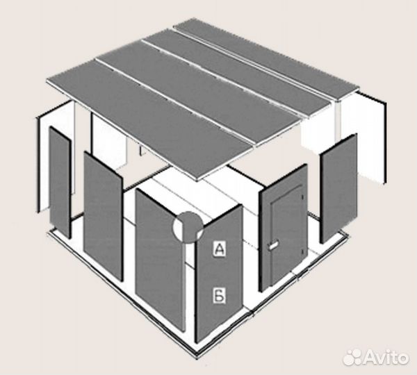 Холодильная камера 14.75 м3 ппу80 Вналичии