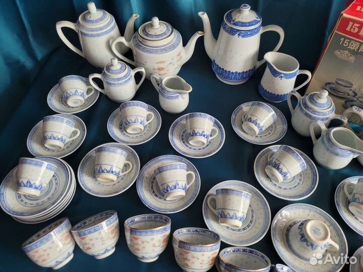 Рисовое зёрнышко, сервизы