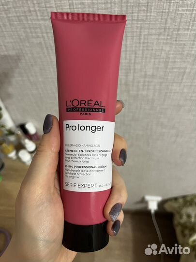 Термозащитный крем доя волос лореаль