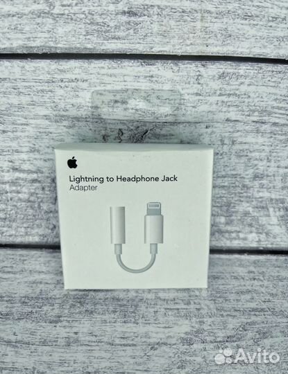 Адаптер apple lightning to 3,5mm jack