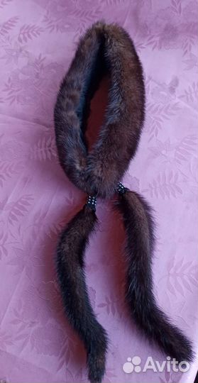 Зимняя повязка на голову, женская, норковая