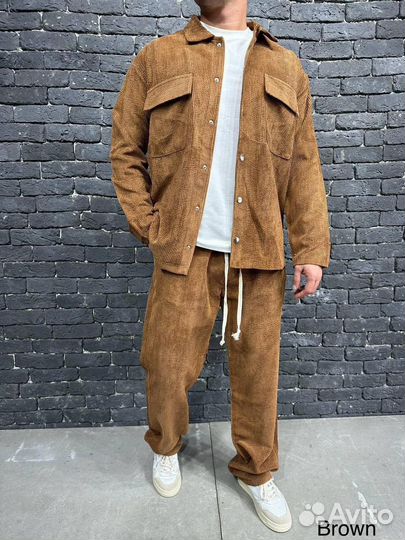 Вельветовый костюм мужской