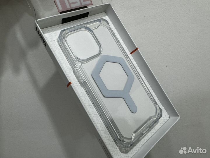 Magsafe Uag Plyo iPhone 15 Pro MAX, Ice/White