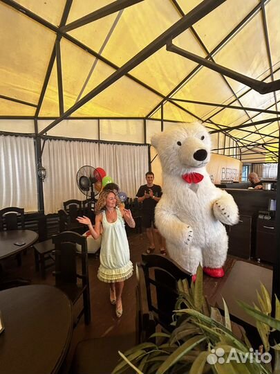 Белый Мишка и Панда)гелиевые шары в продаже