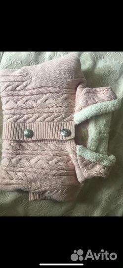 Кардиган розовый