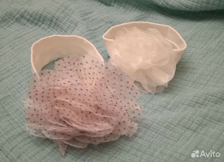 Ободок с цветочком - украшение для головы малышки