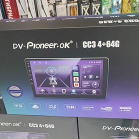 Автомагнитола андройд Pioneer CC3 4/64 2 DIN