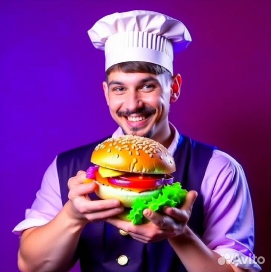 Повар в фастфуд