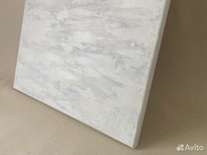 Стильная картина на холсте с поталью