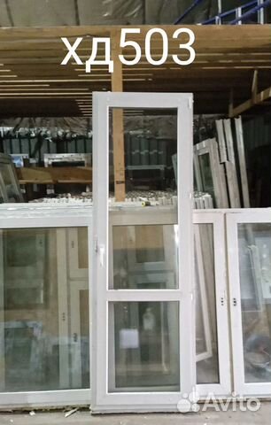 Дверь пластиковая Б/У 2270(в)х740(ш)