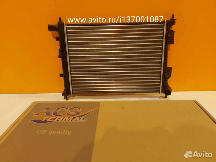 Радиатор охлаждения hyundai solaris rio 3