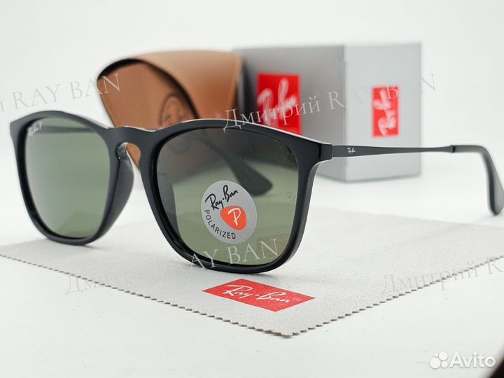 Очки Ray Ban 4187 Chris Polarized Classic Green