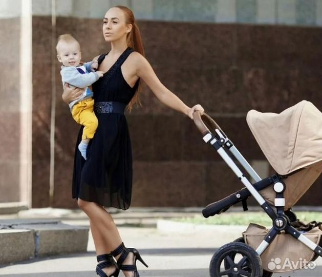 Коляска 3 в 1 с удобными ремнями безопасности