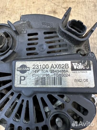 Генератор nissan note е11