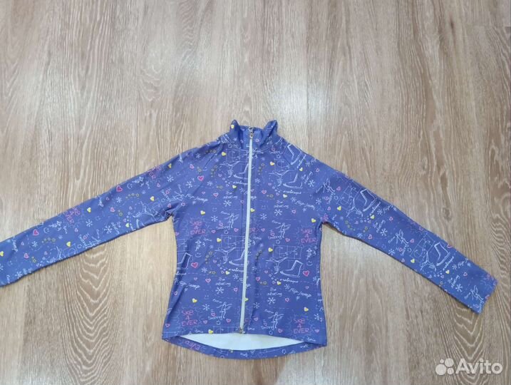 Тренировочная кофта и жилет для фигурного катания