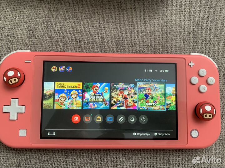 Nintendo switch lite с играми