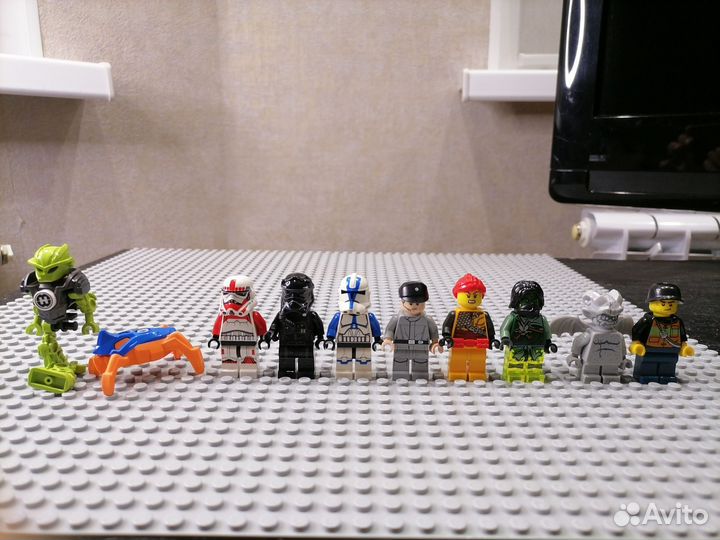 Lego Минифигурки (star wars, heroes f, ninjago)