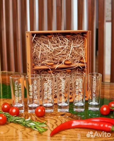 Подарочный набор рюмок