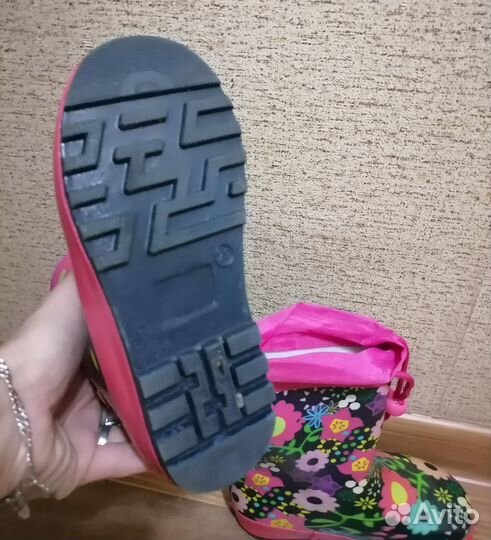 Детские резиновые сапоги