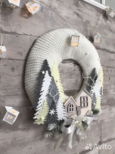 Новогодний венок,декор