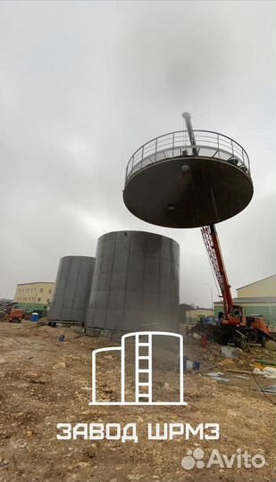 Резервуар вертикальный стальной 400 кубов