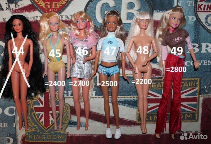 Барби Mattel 80х, 90х, Кены и другие. Много